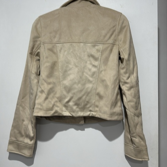 Tan asos jacket lined and zippers - Picture 3 of 6